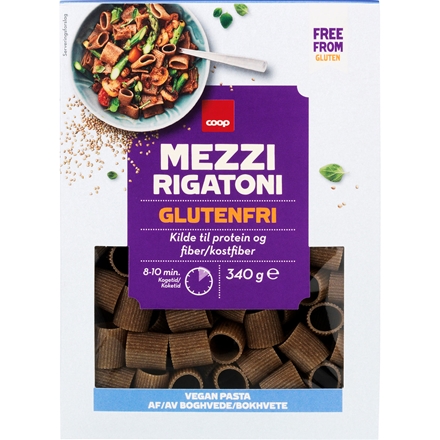 COOP Mezzi Rigatoni Glutenfri 340 g