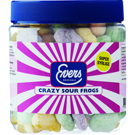 Evers Crazy Sour Frogs 800 g