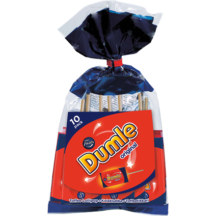 Fazer Dumle Original Slikkepinde 10-pak 100 g
