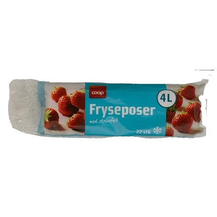 Coop fryseposer 4 liter 22 stk