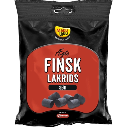 Carletti Finsk Lakrids Sød 200 g
