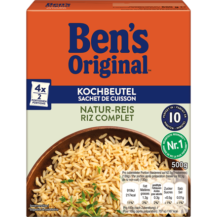 Ben's Original Naturris i Kogepose 10 min 500 g