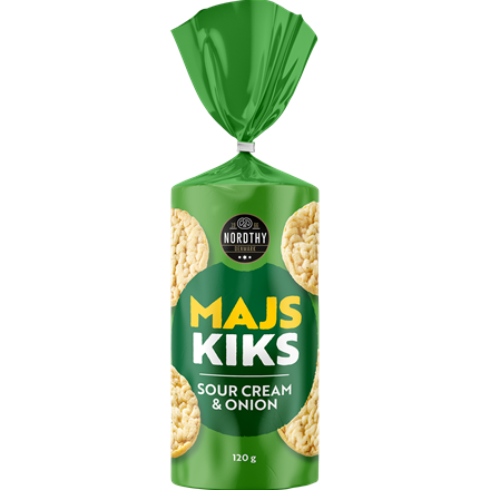 Nordthy Majskiks Sourcream & Onion 120 g