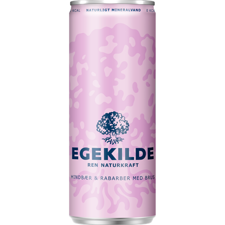 Egekilde Hindbær & Rabarber 24x0,33 l 