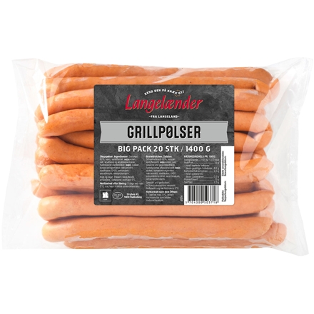 Langelænder Grillpølser 1400g