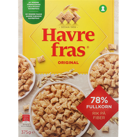 Quaker Havre Fras 375 g
