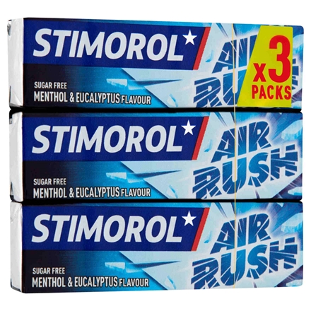 Stimorol Air Rush Menthol Eucalyptus 3-pak 42 g