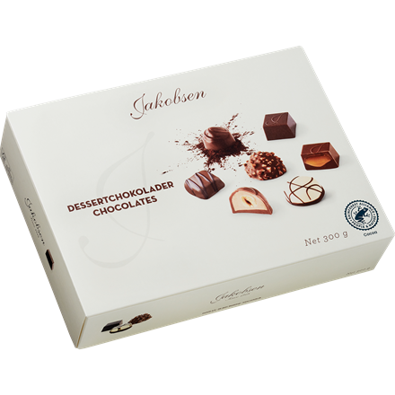 Jakobsen Dessertchokolader 300 g