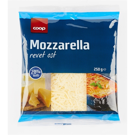 Coop Revet Mozzarella 21%  250g