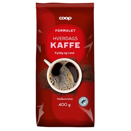 Coop Formalet Mellemristet Kaffe 400 g