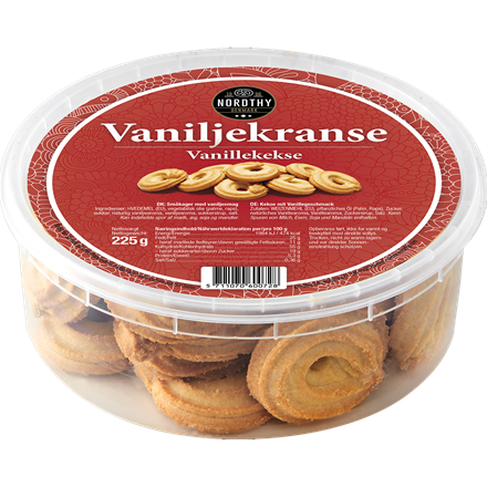 Nordthy Vaniljekranse 225 g