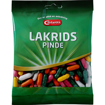 Carletti Lakridspinde 180 g