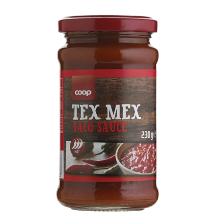 Coop Taco Sauce Hot 230g