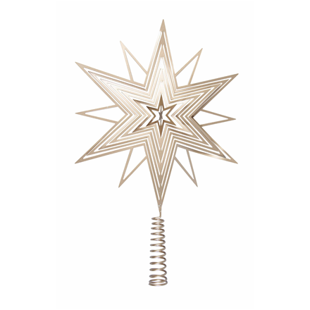 Top Stjerne Champagne 31,5 cm 