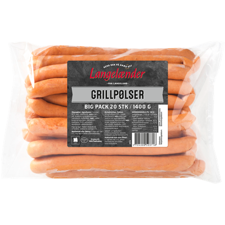 Langelænder Grillpølser 1400g