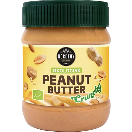 Nordthy Økologisk Peanutbutter Crunchy 340 g