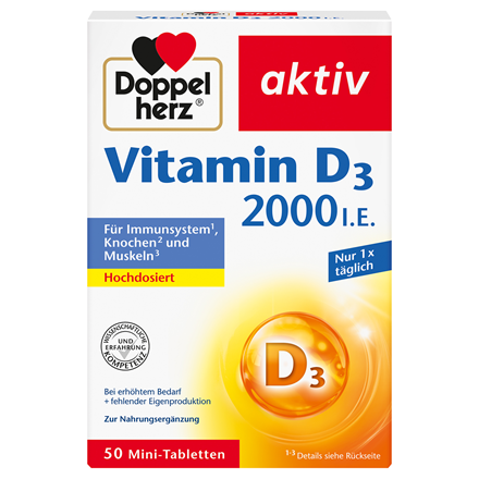 DH Vitamin D3 2000 I.E. Tbl. 50
