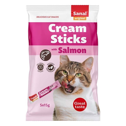 Chrisco -  Cream Sticks with Salmon 75g