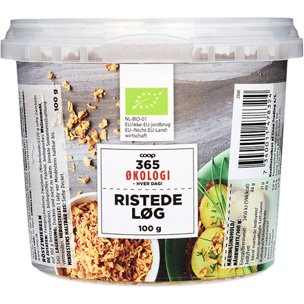 365 Økologi Ristede løg 100 g