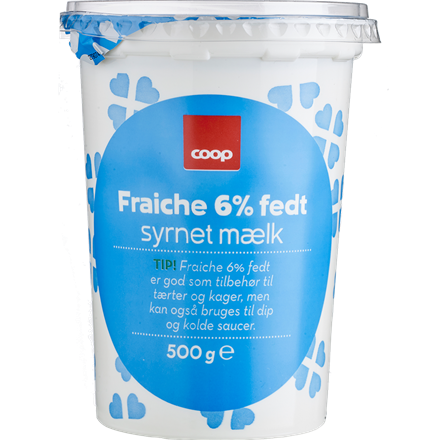 Coop Creme Fraiche 6% 500 g