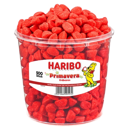 Haribo Primavera Erdbeeren 
500 Stk
