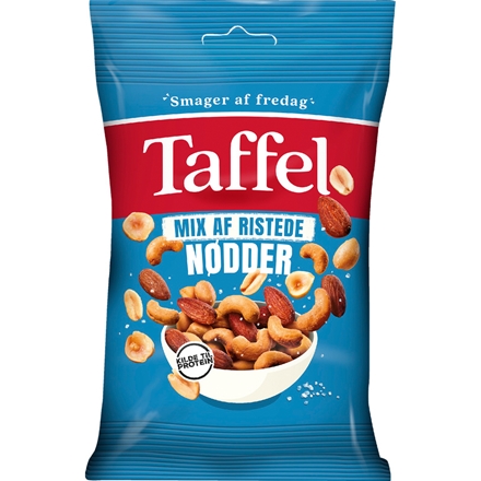 Taffel Ristede Nødder Mix 80 g