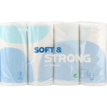 Coop Soft & Strong Køkkenrulle 4-pak