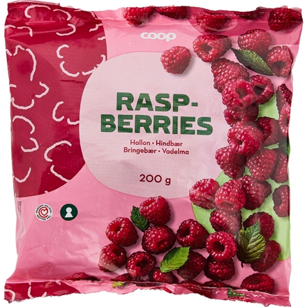 Coop Hindbær 200 g