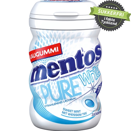 Mentos Gum Pure White 70 g