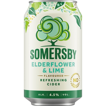 Somersby Elderflower & Lime 20x0,33 l