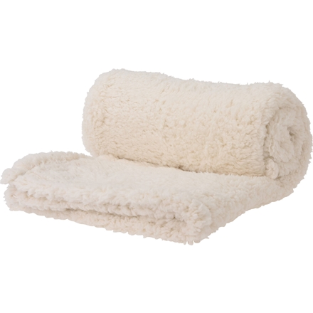 Fleece Tæppe Creme 127x152cm