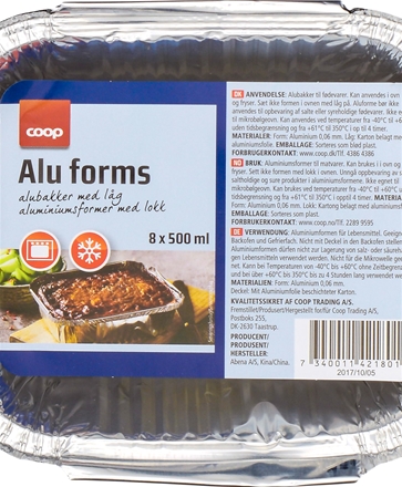 Coop Aluforme 500 ml