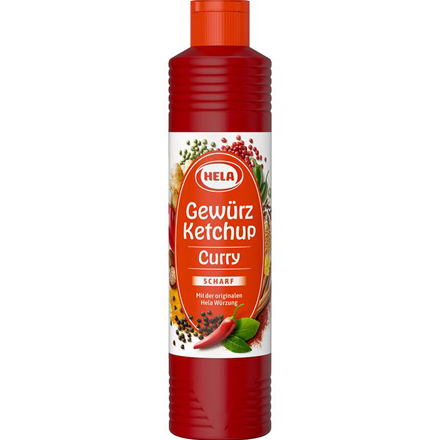 HELA Tomaten-Gewürz Ketchup 800ml mild-krydret