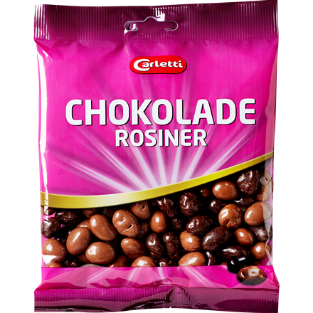 Carletti Chokoladerosiner 160 g