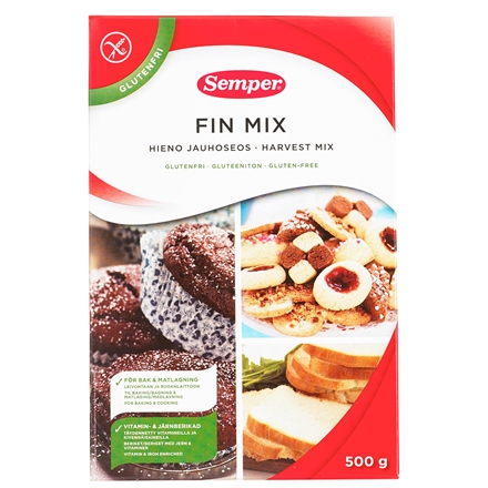 konservativ Det vokse op Semper Glutenfri Fin Mix 500 g