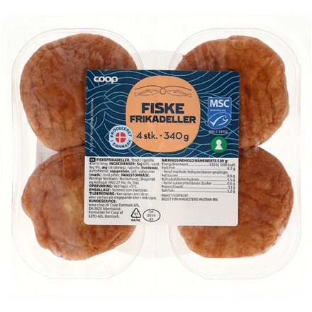 Coop Fiskefrikadeller 340 g