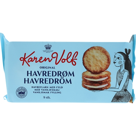 Karen Volf Havreflager med Vaniljecreme 140 g