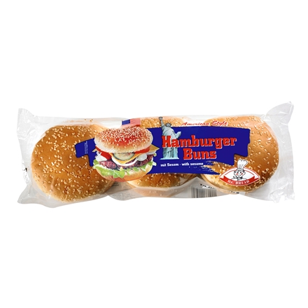 BUNS Hamburgerboller sesam 300 g