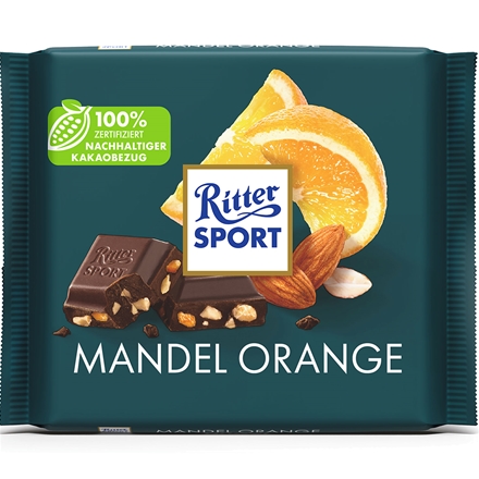 Ritter Sport Mandel Orange 100 g