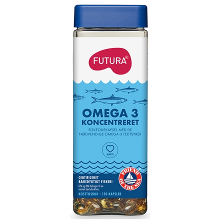 Futura Omega-3 koncentreret 150 Stk.