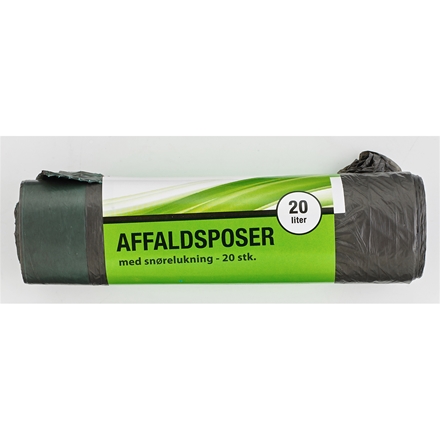 X-tra Affaldsposer Træk-Luk 20 stk, 20 l