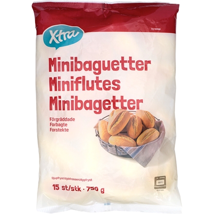 Coop Miniflutes 750 g