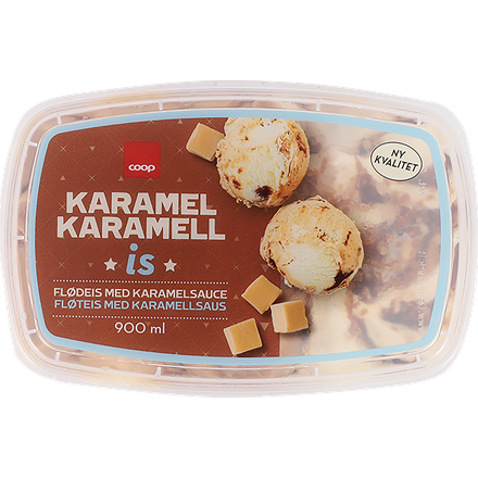 Coop Karamel Is 900 ml