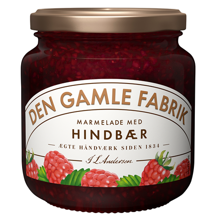 Den Gamle Fabrik Hindbærmarmelade 600 g