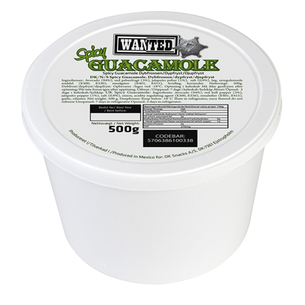 Wanted Guacamole Spicy 500g