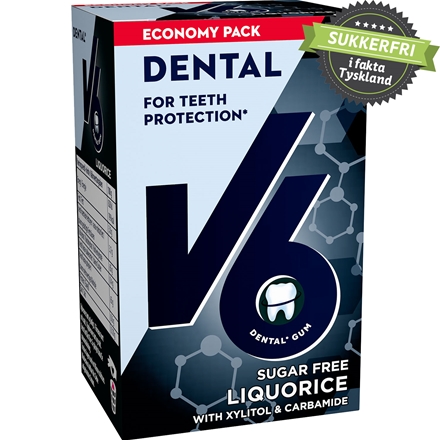 V6 Dental Liqurorice 70 g