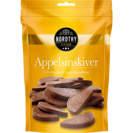 Nordthy Appelsinskiver 125 g