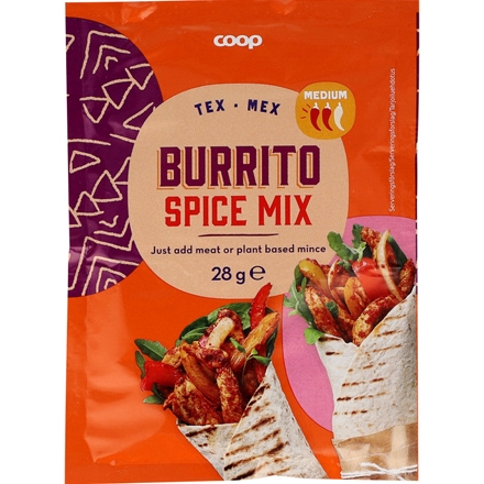 Coop Burrito Spice Mix 28 g
