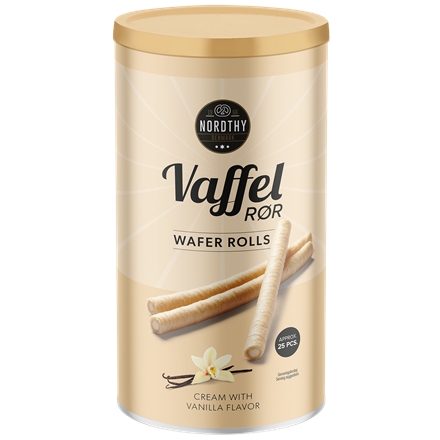 Nordthy Vaffelrør Vanilje 250 g
