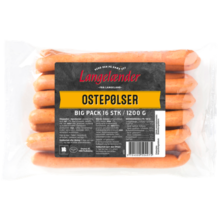 Langelænder Ostepølser 1200g